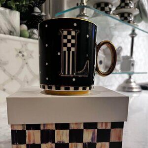Mackenzie Childs Monogram Mug - Letter "L"